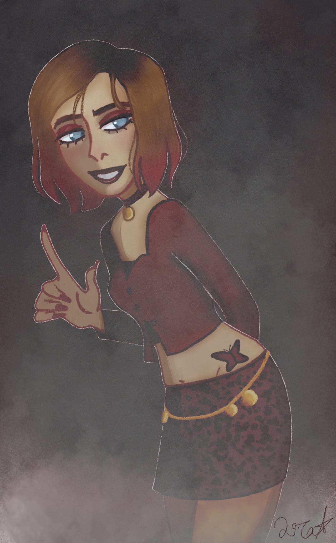 digital art of a woman